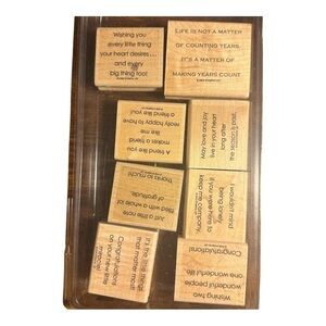 Stampin’ Up In My Thoughts gently used Rubber Stamping, Scrapbooking & c…